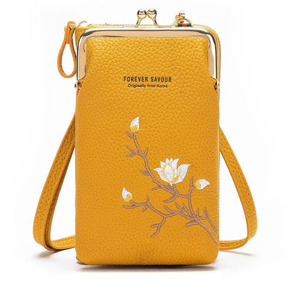🔥Last Day 49% OFF 🎁Women Sling Cross-Body Wallet with Mobile Cell Phone Holder