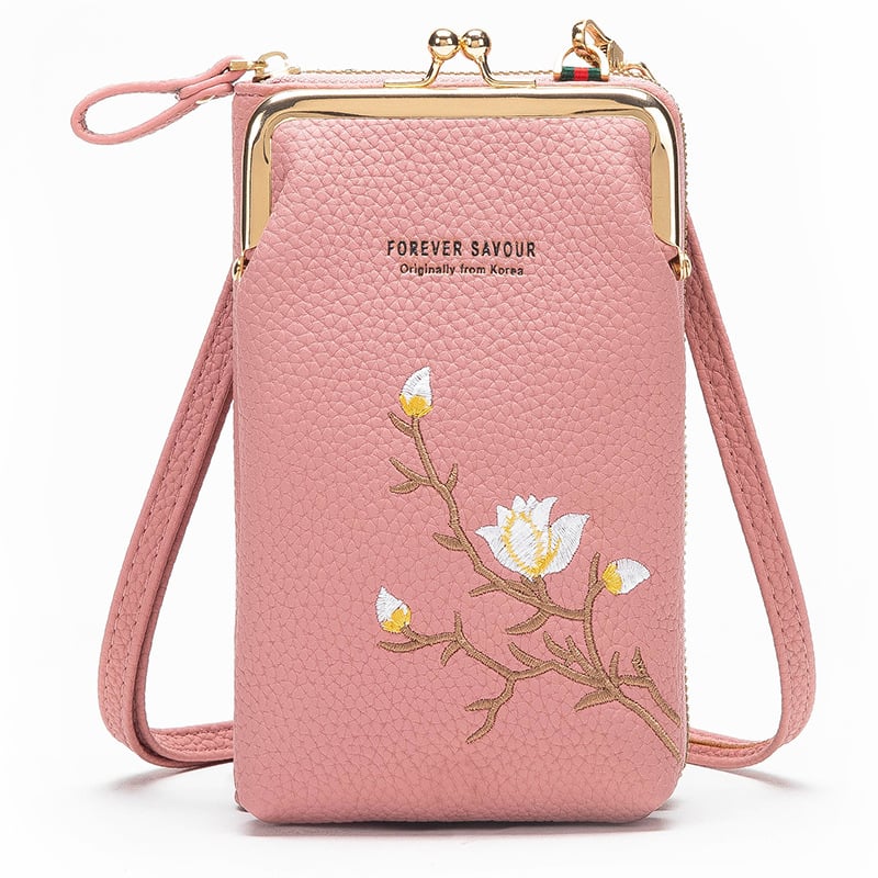 🔥Last Day 49% OFF 🎁Women Sling Cross-Body Wallet with Mobile Cell Phone Holder