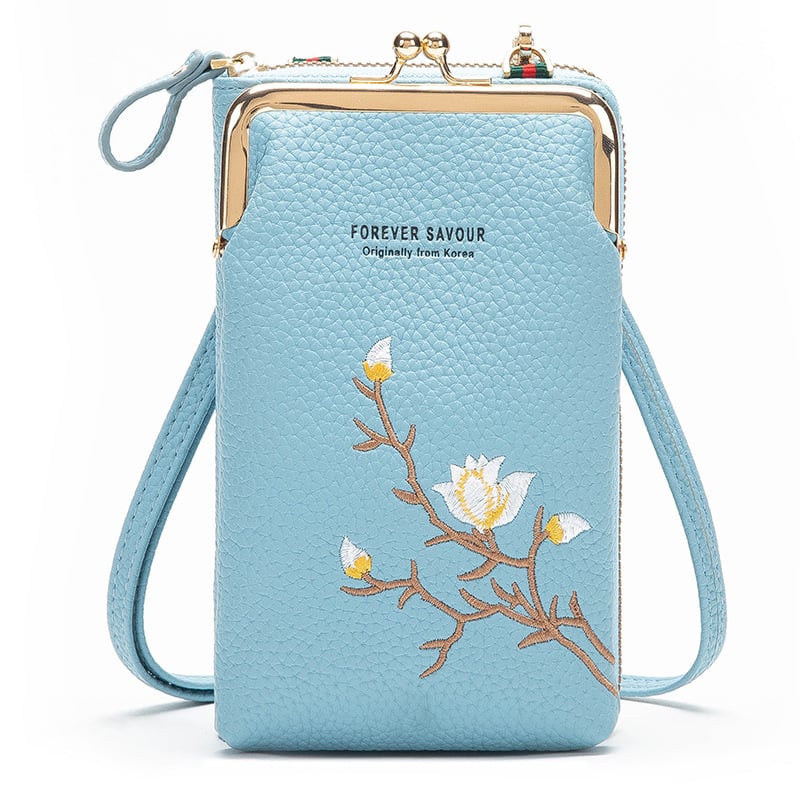 🔥Last Day 49% OFF 🎁Women Sling Cross-Body Wallet with Mobile Cell Phone Holder