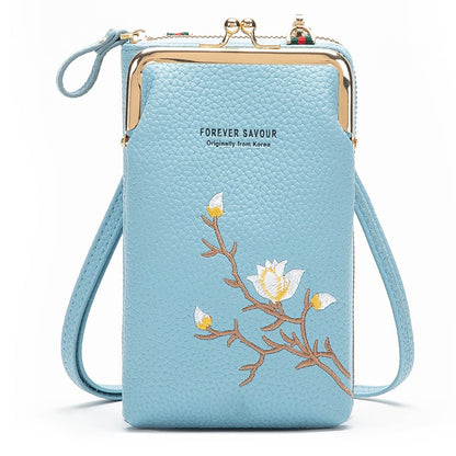 🔥Last Day 49% OFF 🎁Women Sling Cross-Body Wallet with Mobile Cell Phone Holder