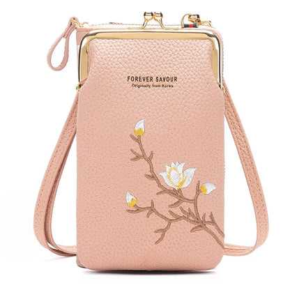 🔥Last Day 49% OFF 🎁Women Sling Cross-Body Wallet with Mobile Cell Phone Holder