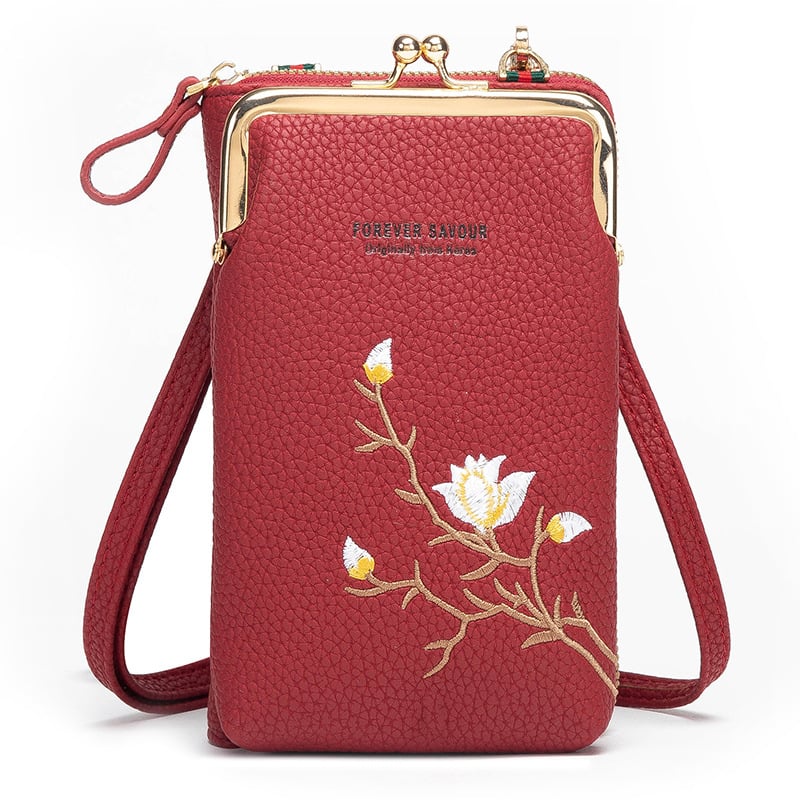🔥Last Day 49% OFF 🎁Women Sling Cross-Body Wallet with Mobile Cell Phone Holder