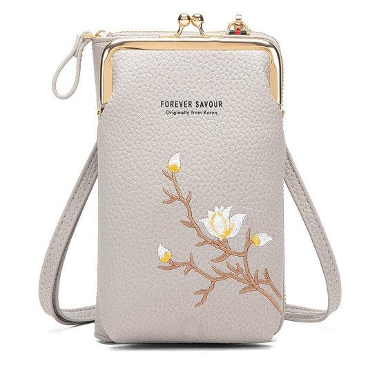 🔥Last Day 49% OFF 🎁Women Sling Cross-Body Wallet with Mobile Cell Phone Holder