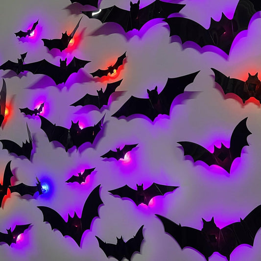 Halloween Pre Sale 45% OFF - 3D Bat Design LED Decoration