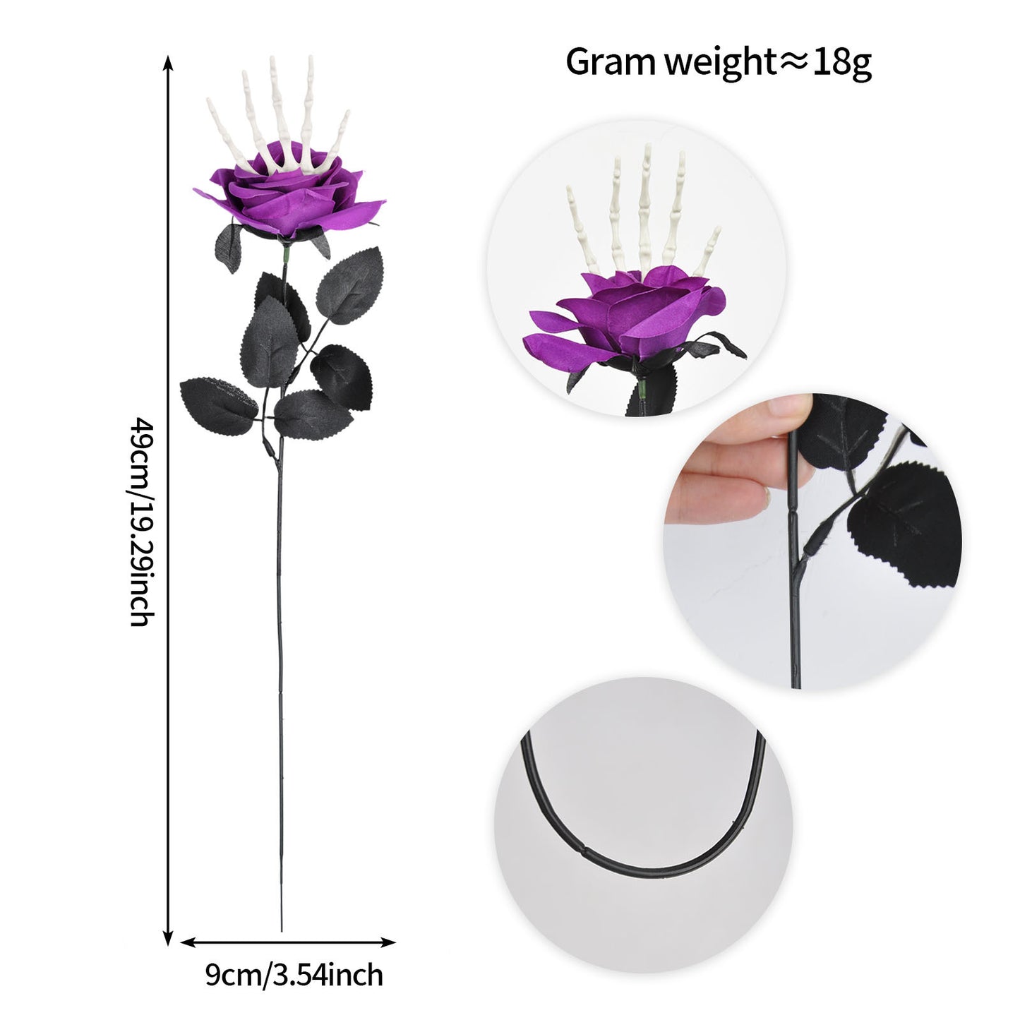 🔥HOT SALE 49% OFF🎃Halloween Flowers Artificial for Decoration👻