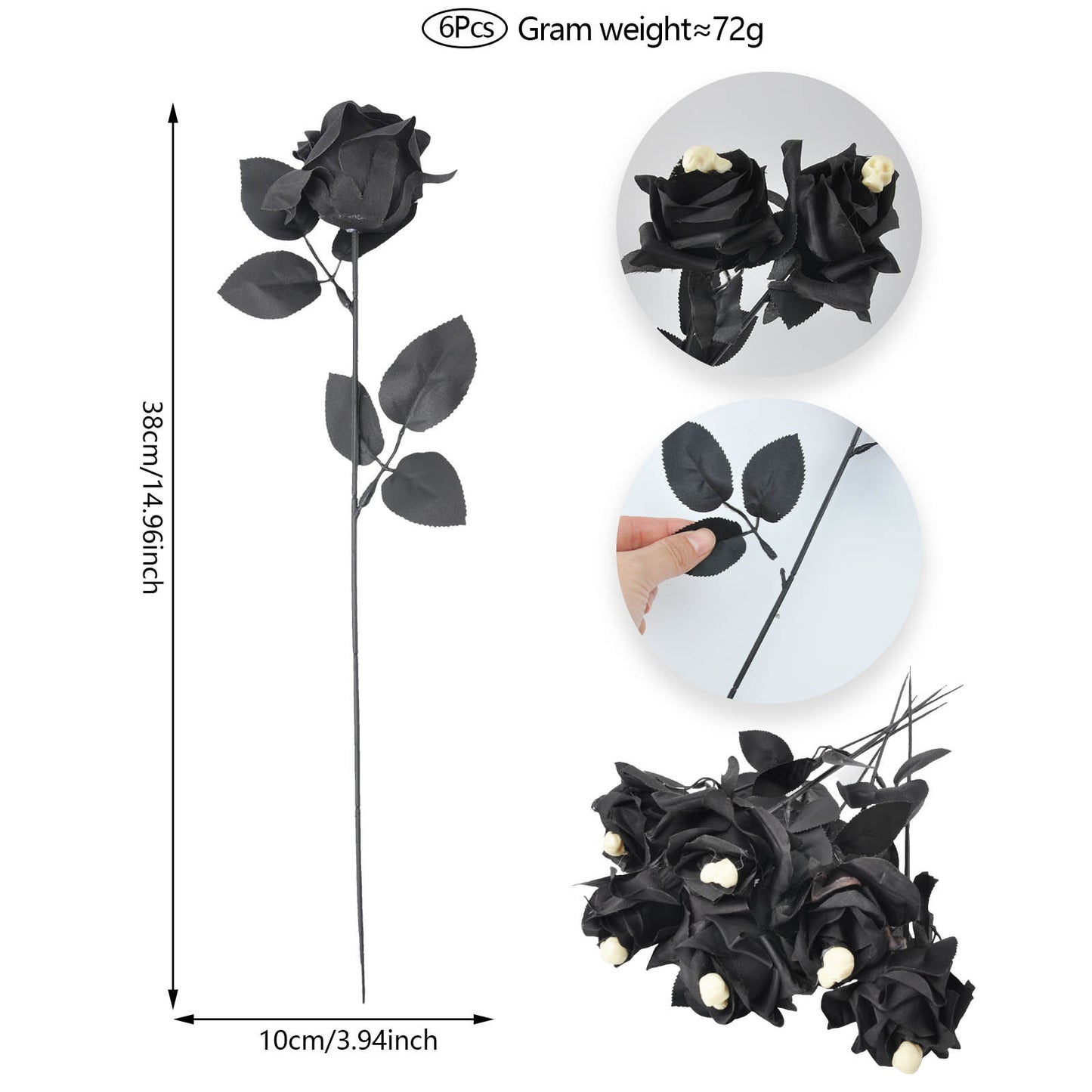 🔥HOT SALE 49% OFF🎃Halloween Flowers Artificial for Decoration👻