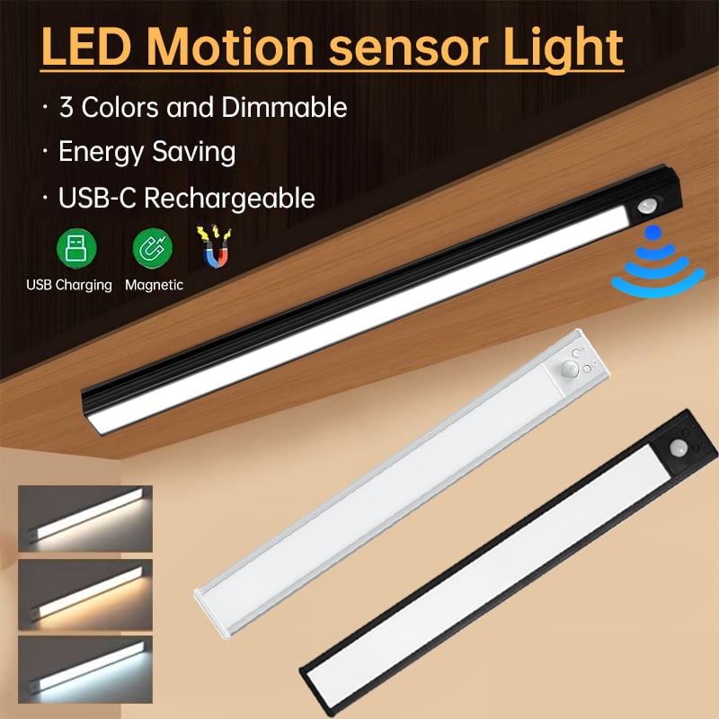 Dimmable 3-Color Temperature LED Motion Sensor Closet Light