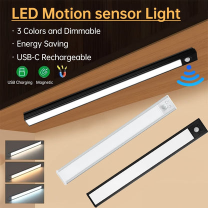 Dimmable 3-Color Temperature LED Motion Sensor Closet Light