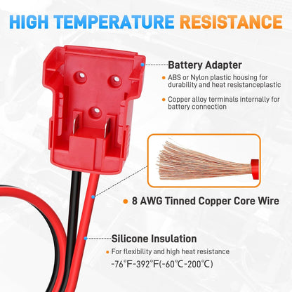 Heavy-Duty Jumper Cable Clamps