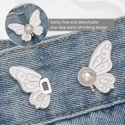 🦋 Pearl Butterfly Waist Buckle