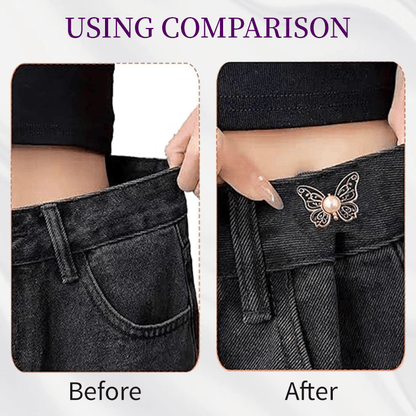 🦋 Pearl Butterfly Waist Buckle