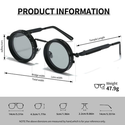9-Level Adjustable Retro Sunglasses & A True Filter Color Experience