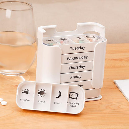 🔥Hot Sale👍🏻7 Days 28 Compartments Pill Organizer