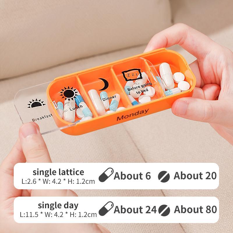 🔥Hot Sale👍🏻7 Days 28 Compartments Pill Organizer