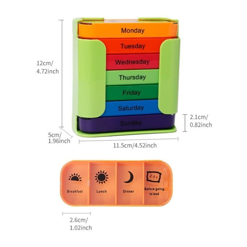 🔥Hot Sale👍🏻7 Days 28 Compartments Pill Organizer
