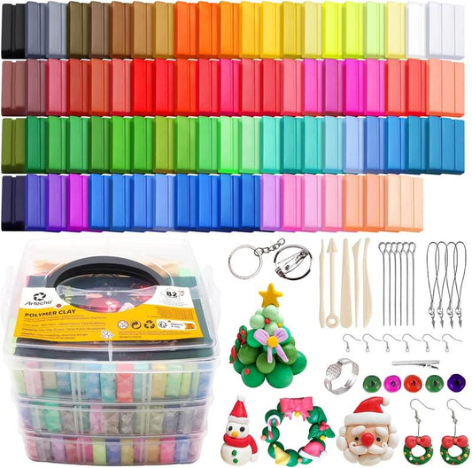 💝Gift Set💝Arteco Polymer Clay – Perfect for DIY Crafts, Jewelry Design, and Art Sculpting