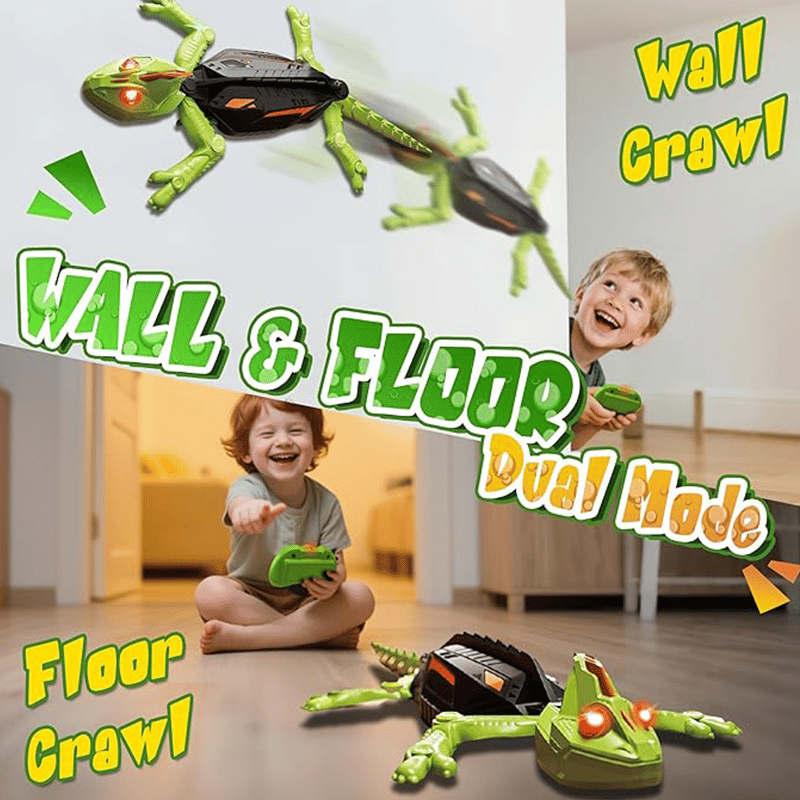 🦎Dual-Mode Smart Adsorption Gecko Robot
