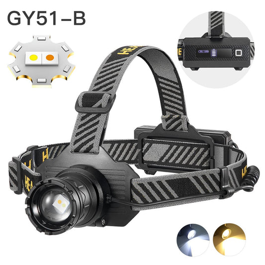 🔥🔥Super Bright Rechargeable LED Headlamp (Includes Type-C charging cable)
