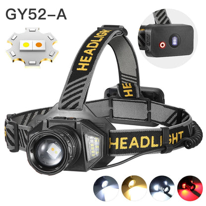 🔥🔥Super Bright Rechargeable LED Headlamp (Includes Type-C charging cable)