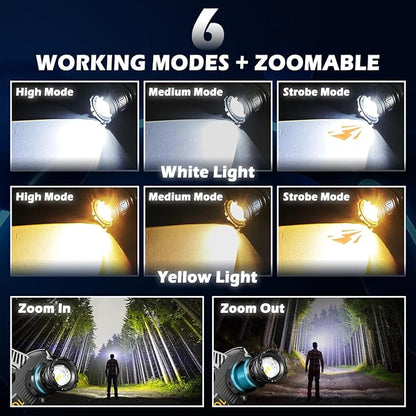 🔥🔥Super Bright Rechargeable LED Headlamp (Includes Type-C charging cable)