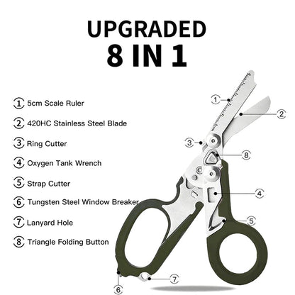 ✂️ 2025 Upgraded Multifunctional Folding Scissors