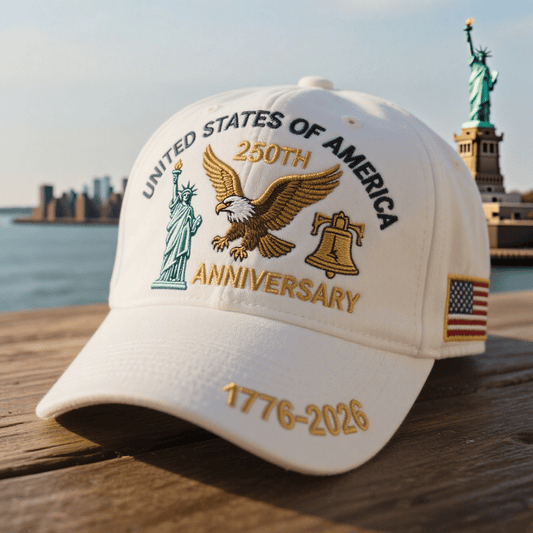 🦅Eagle & Liberty🎆United States 250th Anniversary Hat