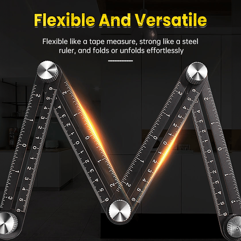 Foldable Multi Angle Measuring Ruler