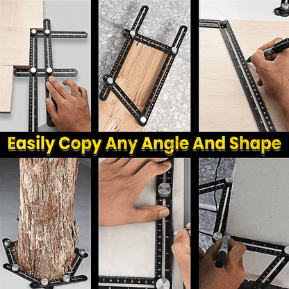 Foldable Multi Angle Measuring Ruler