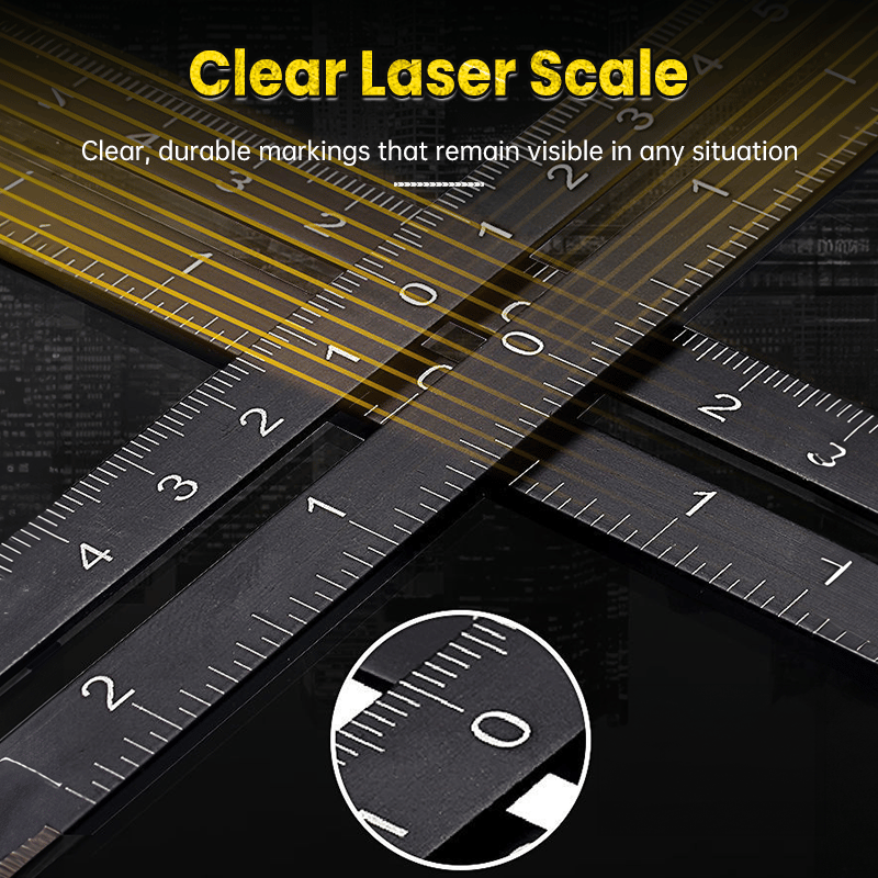 Foldable Multi Angle Measuring Ruler