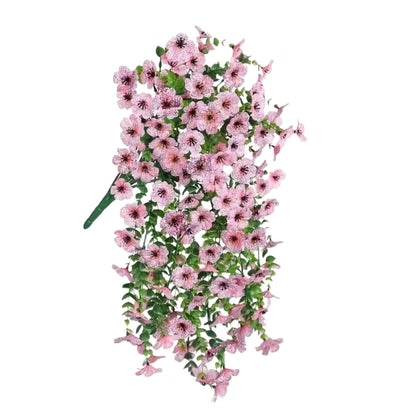 🔥2 PCS Artificial Hanging Silk Fake Daisy Realistic Flowers ,UV Resistant