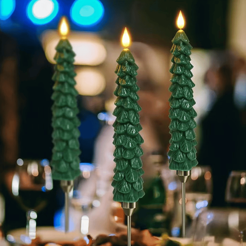 🎄Christmas Flameless Candles With Remote And Timer
