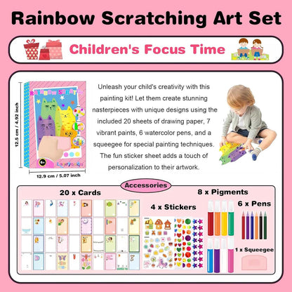 Hot Sale🔥Rainbow Scratch Painting