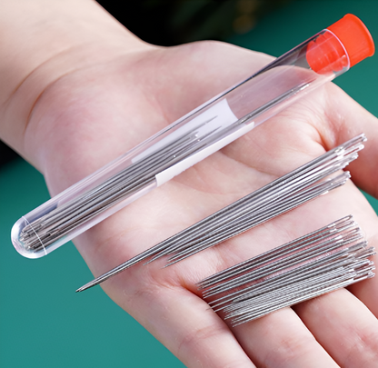 🪡 34PCS Big Eye Steel Needles Set