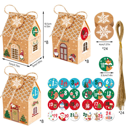 24-Day Christmas Surprise Countdown Gift Box