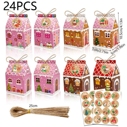 24-Day Christmas Surprise Countdown Gift Box