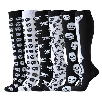 6 Pairs Compression Premium Sports Socks for Women & Men