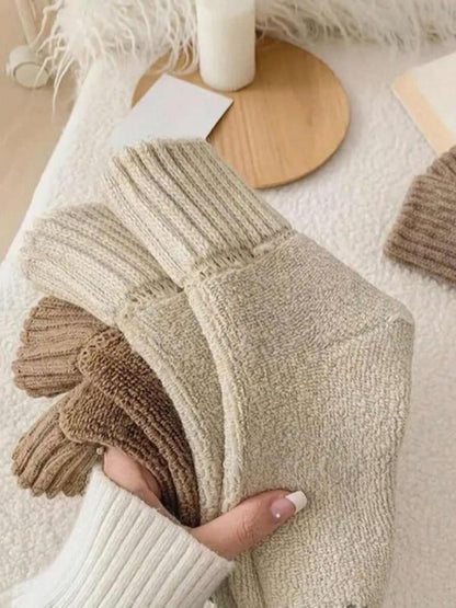Hot Sale - Women's Solid Mid-calf Socks