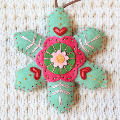 🎄Early Christmas Sale - 50% OFF🔥Christmas Snowflake Felt Ornament/Ornament Kit