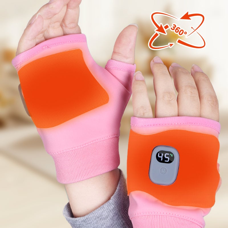 ✨USB Adjustable heating gloves with digital display