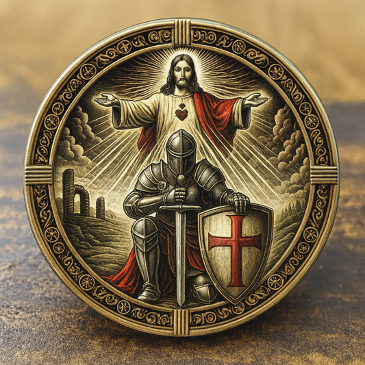 🛡️Templar Prayer Coin-⏰Limited to 1,000 Pieces⚡