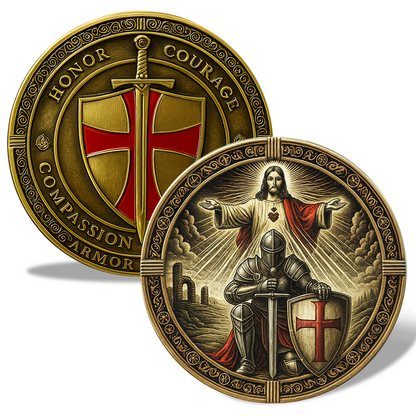 🛡️Templar Prayer Coin-⏰Limited to 1,000 Pieces⚡