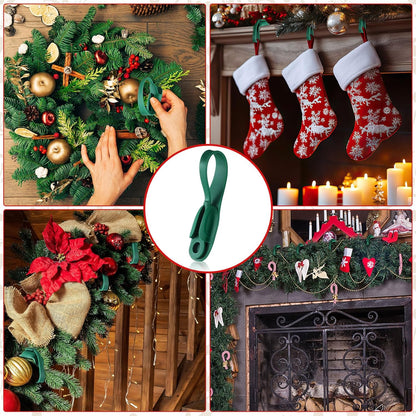 🎄2025 Christmas On Sale✨6 PCS Christmas Silicone Garland Hangers