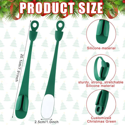 🎄2025 Christmas On Sale✨6 PCS Christmas Silicone Garland Hangers