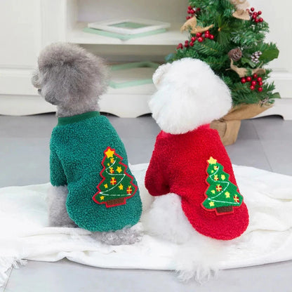 Cute Christmas-themed Warm Cat & Dog Outfits