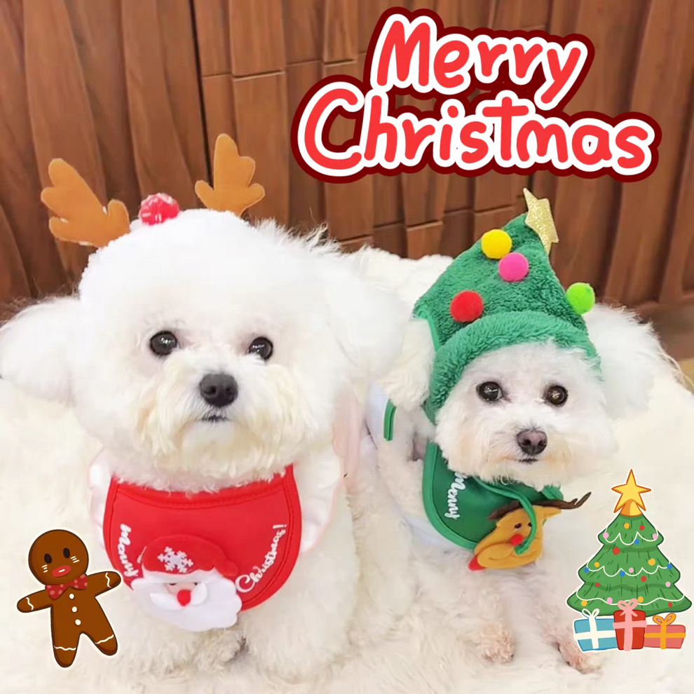 Cute Christmas-themed Warm Cat & Dog Outfits