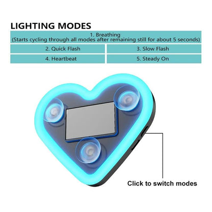 🎁Hot Sale 49% OFF🔥Car Solar Heart LED Light