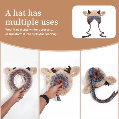 Original design Festive Christmas Antler Hat