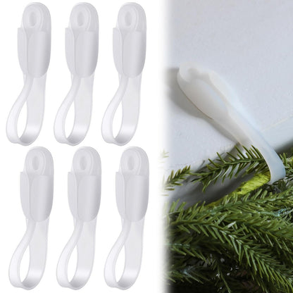 🎄Rugged, Durable, Versatile✨6 PCS Christmas Silicone Garland Hangers