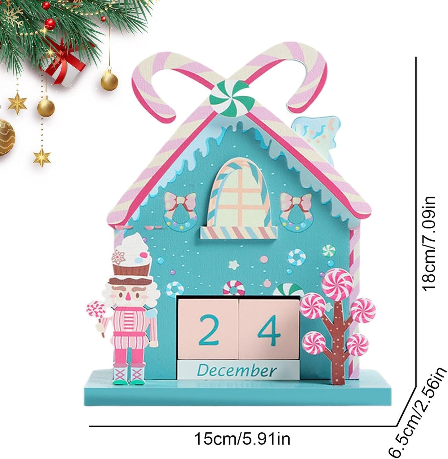 Christmas Wooden Countdown Calendar
