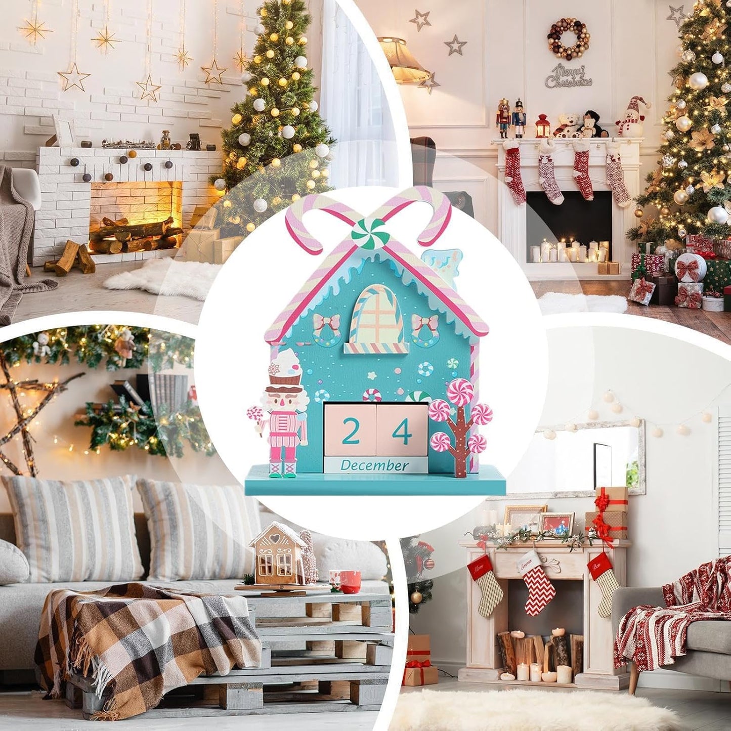 Christmas Wooden Countdown Calendar